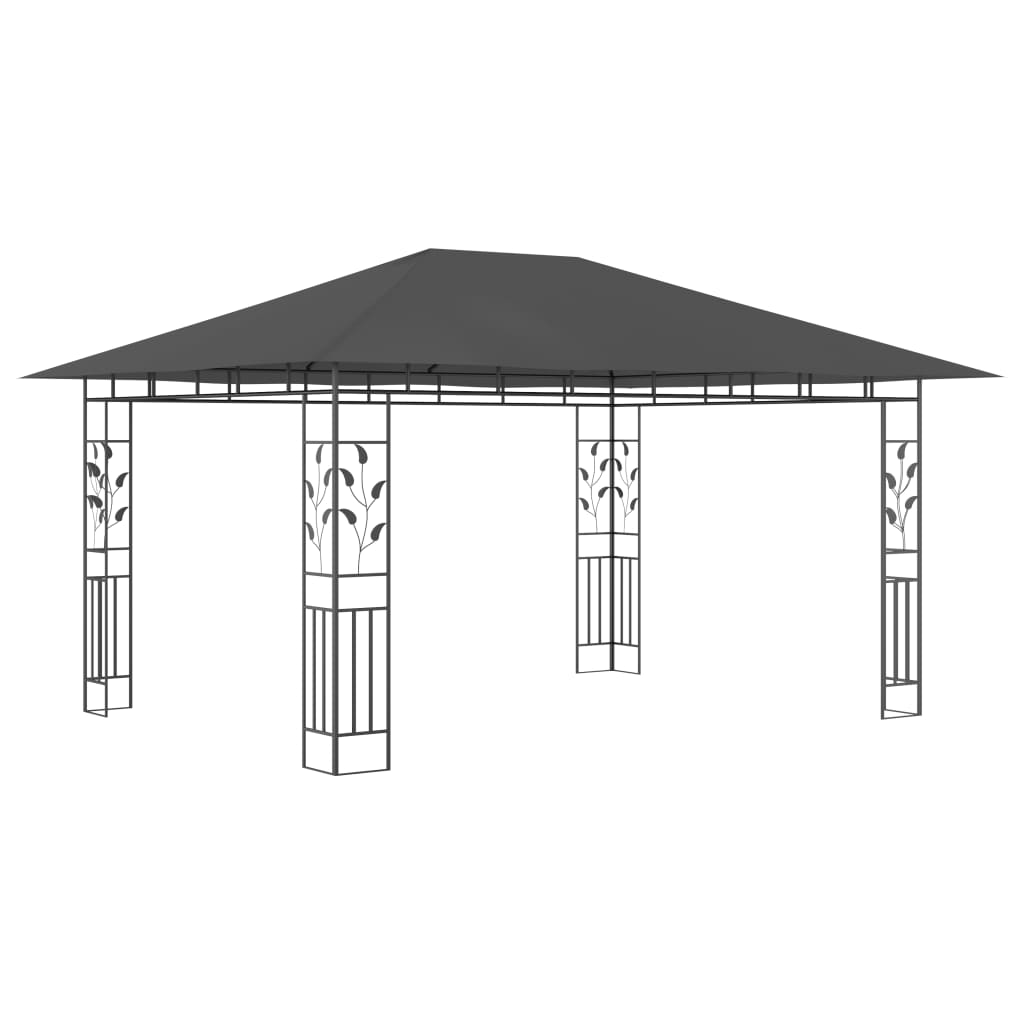Gazebo with Mosquito Net Anthracite 180 g/mÂ²