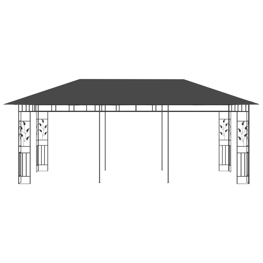 Gazebo with Mosquito Net Anthracite