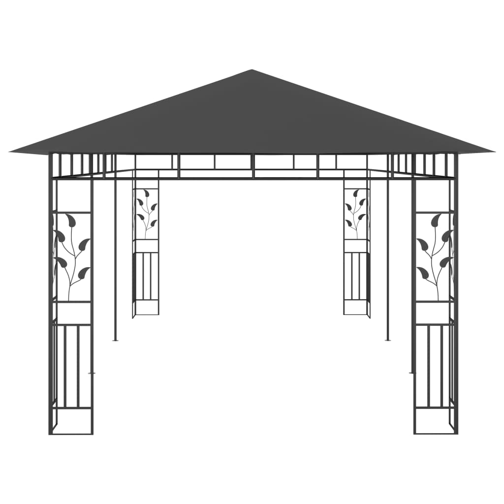 Gazebo with Mosquito Net Anthracite