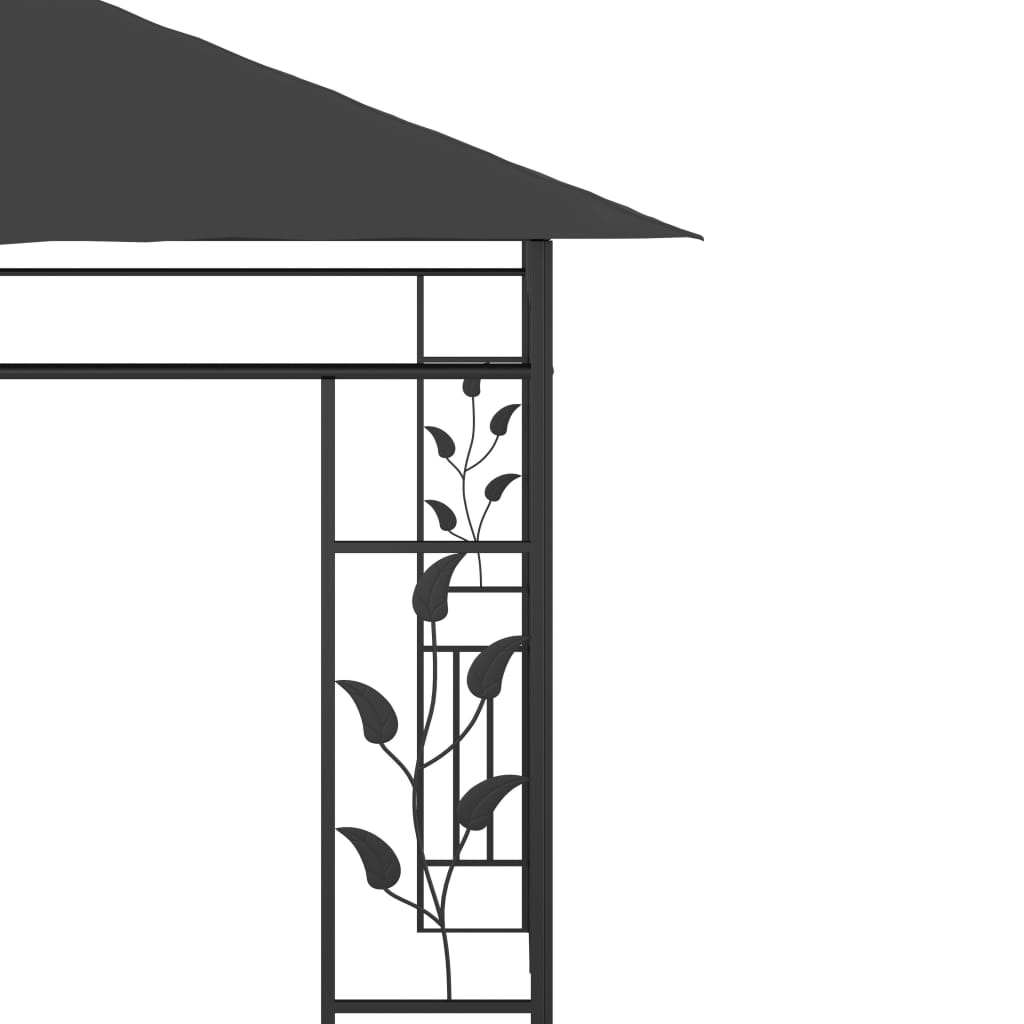 Gazebo with Mosquito Net Anthracite