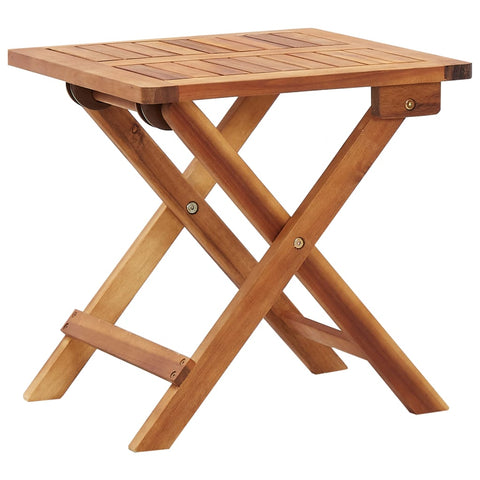 Folding Garden Coffee Table Solid Acacia Wood