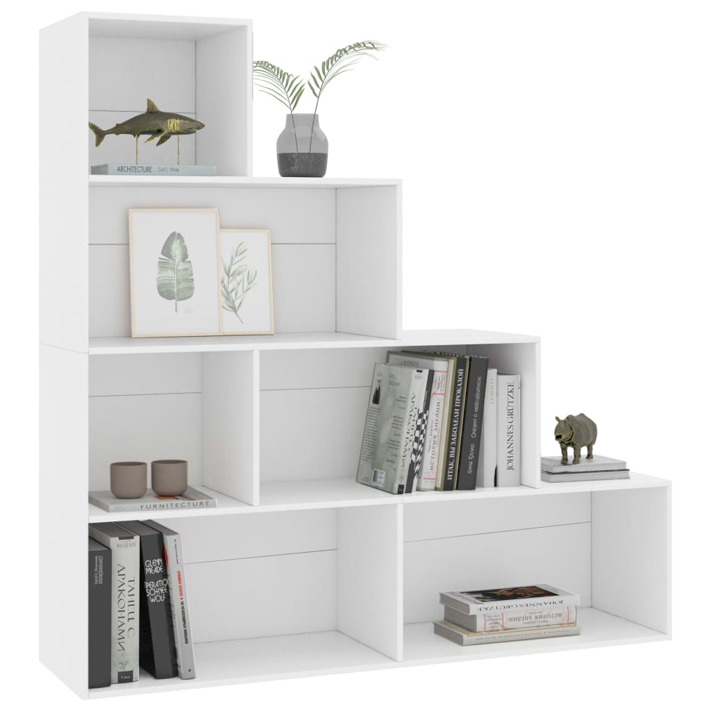 Book Cabinet/Room Divider White - Chipboard