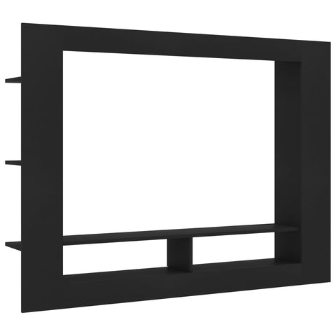 TV Cabinet  Black  Chipboard