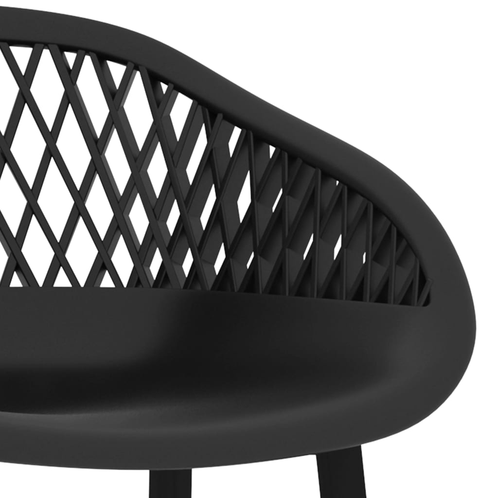 Bar Chairs 4 pcs Black | Table & Bar Stools