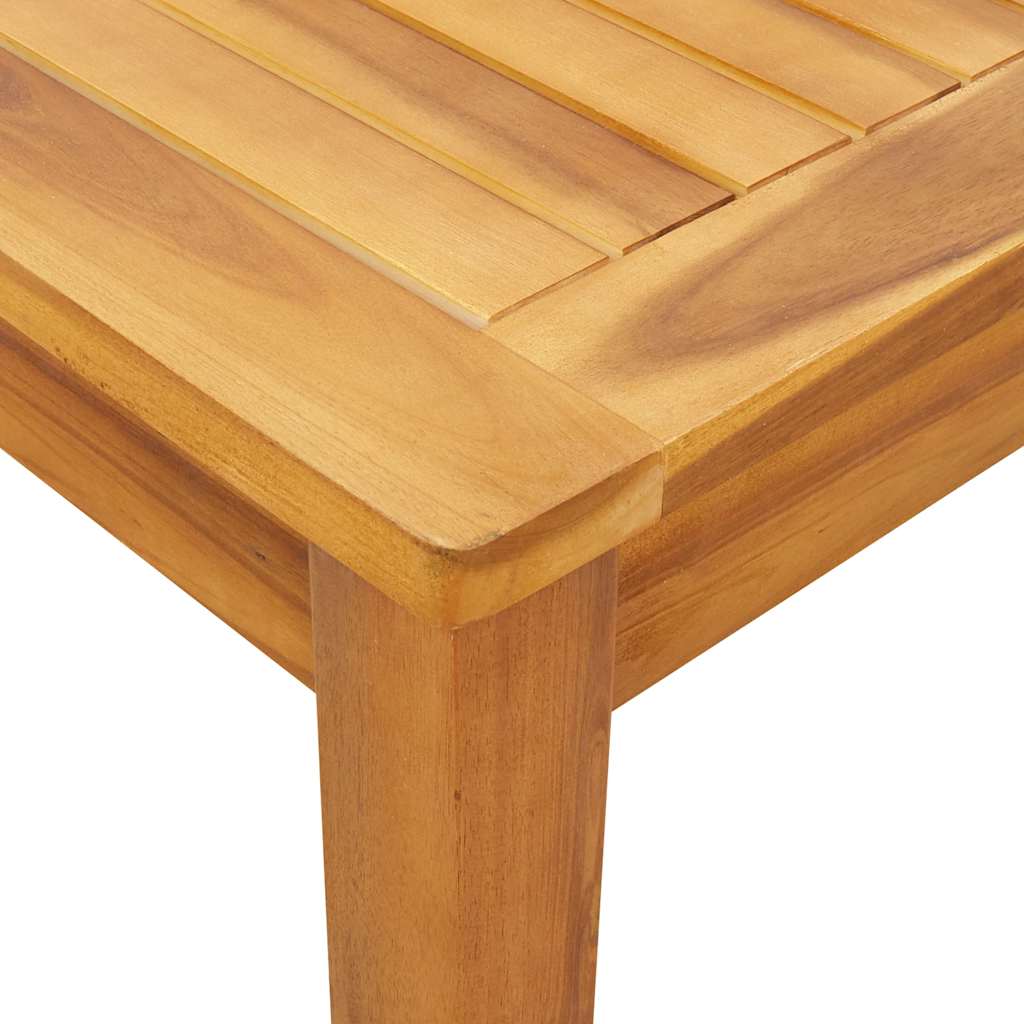 Acacia Wood Garden Table 85x85cm Outdoor | Simpledeals