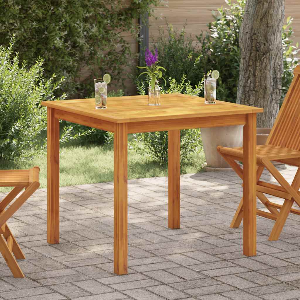 Acacia Wood Garden Table 85x85cm Outdoor | Simpledeals