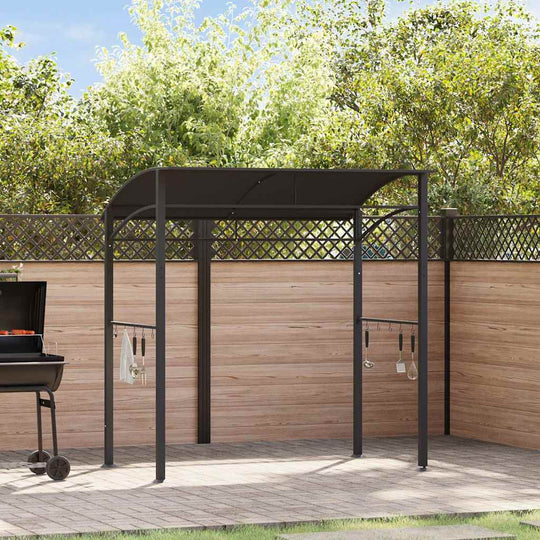 BBQ Gazebo Outdoor Grill Shelter Steel