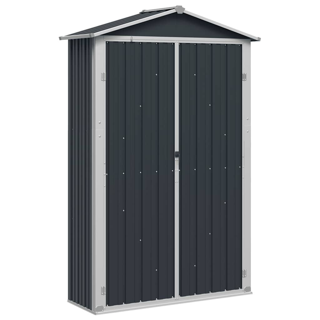 Steel Garden Shed Anthracite 116x45x175cm | Simpledeals