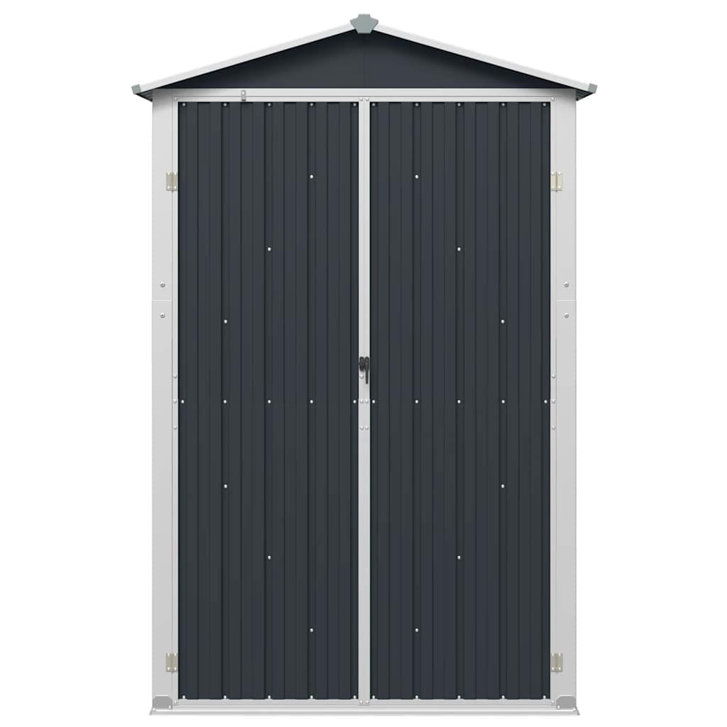 Steel Garden Shed Anthracite 116x45x175cm | Simpledeals