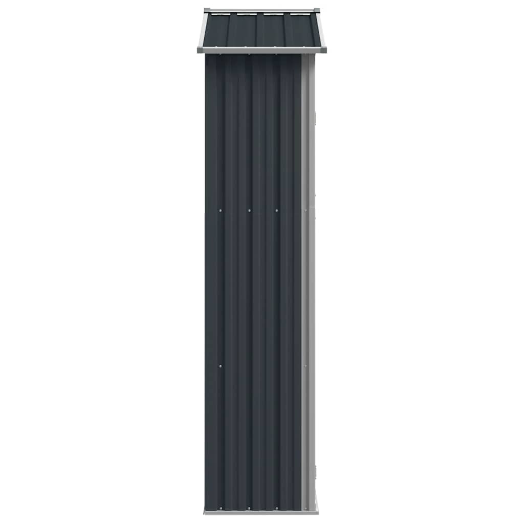 Steel Garden Shed Anthracite 116x45x175cm | Simpledeals