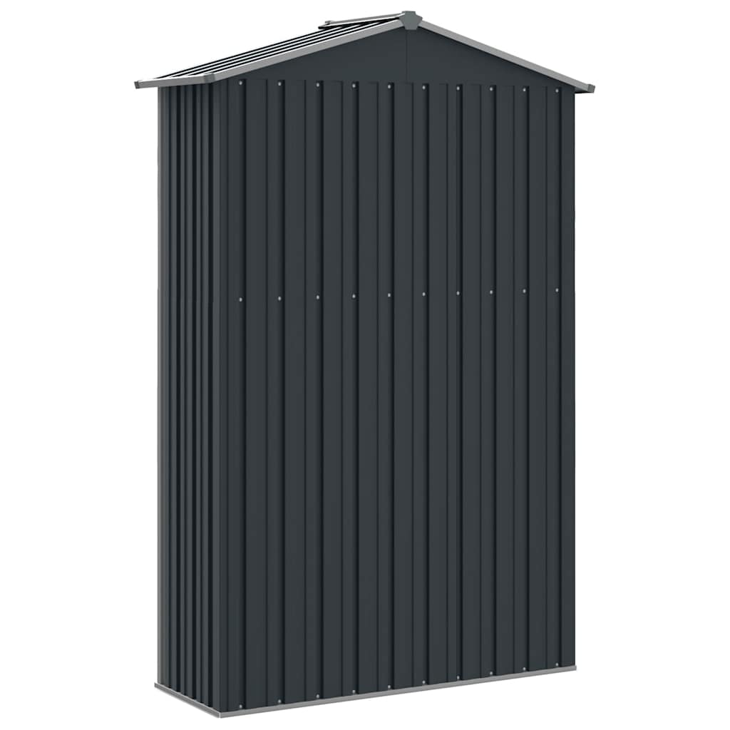 Steel Garden Shed Anthracite 116x45x175cm | Simpledeals