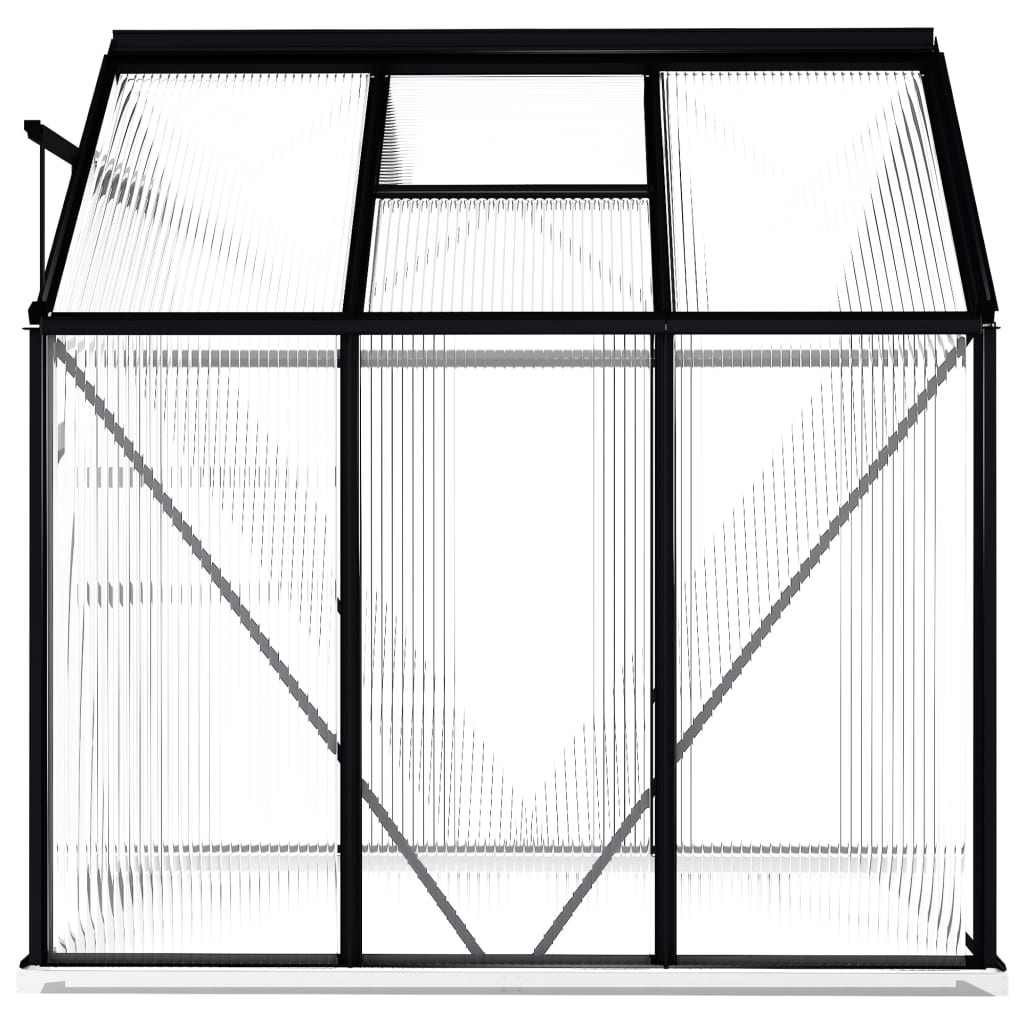 Greenhouse with Base Frame - Anthracite Aluminium