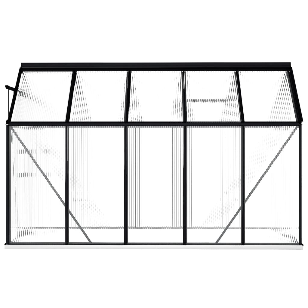 Greenhouse with Base Frame, Anthracite Aluminium