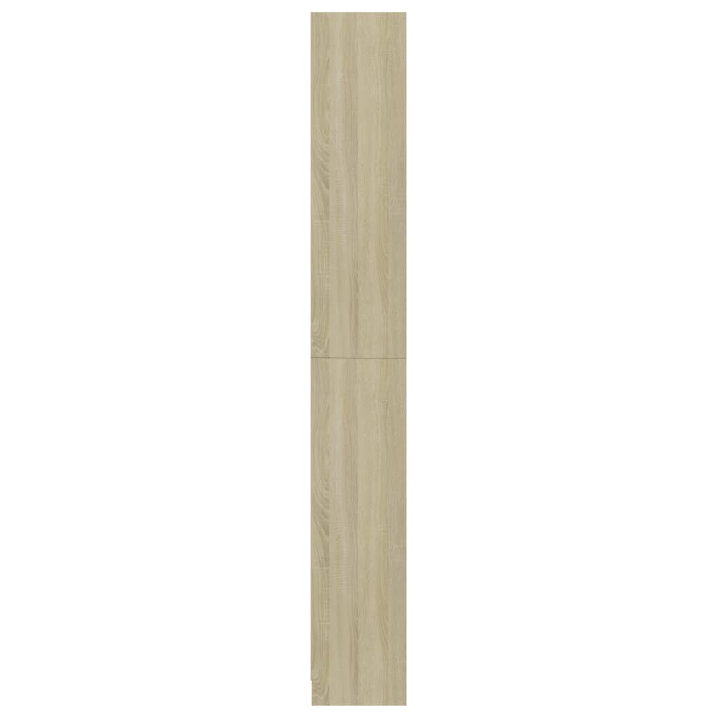 5-Tier Book Cabinet Sonoma Oak Chipboard
