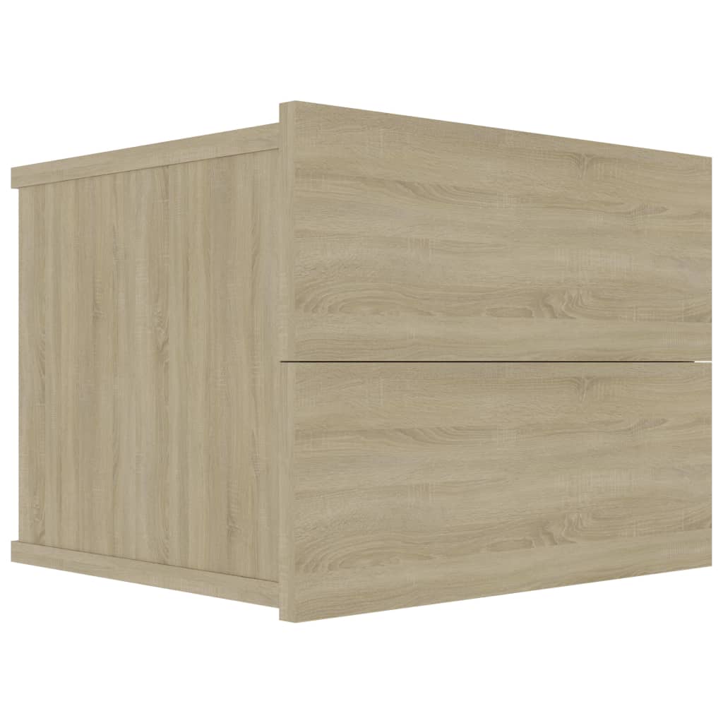 Bedside Cabinets 2 pcs Sonoma Oak 40x30x30 cm Chipboard