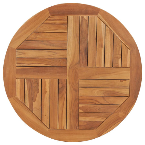 Table Top Solid Teak Wood Round