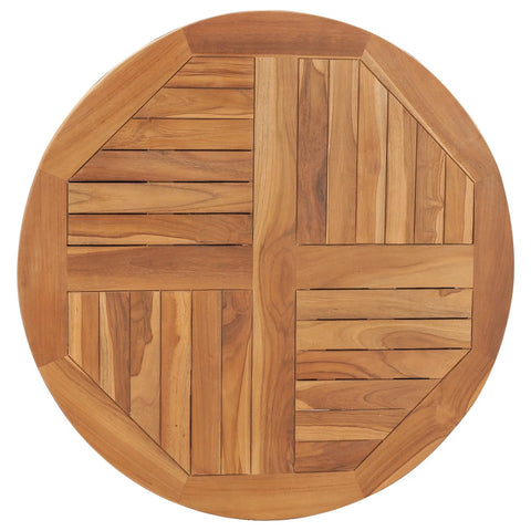 Table Top Solid Teak Wood Round