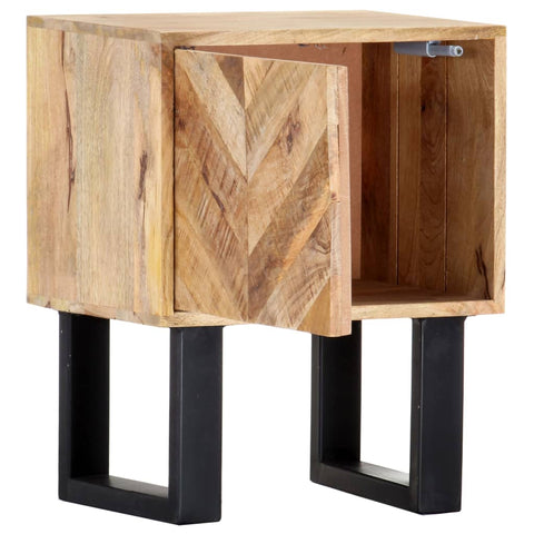 Bedside Cabinet Solid Mango Wood
