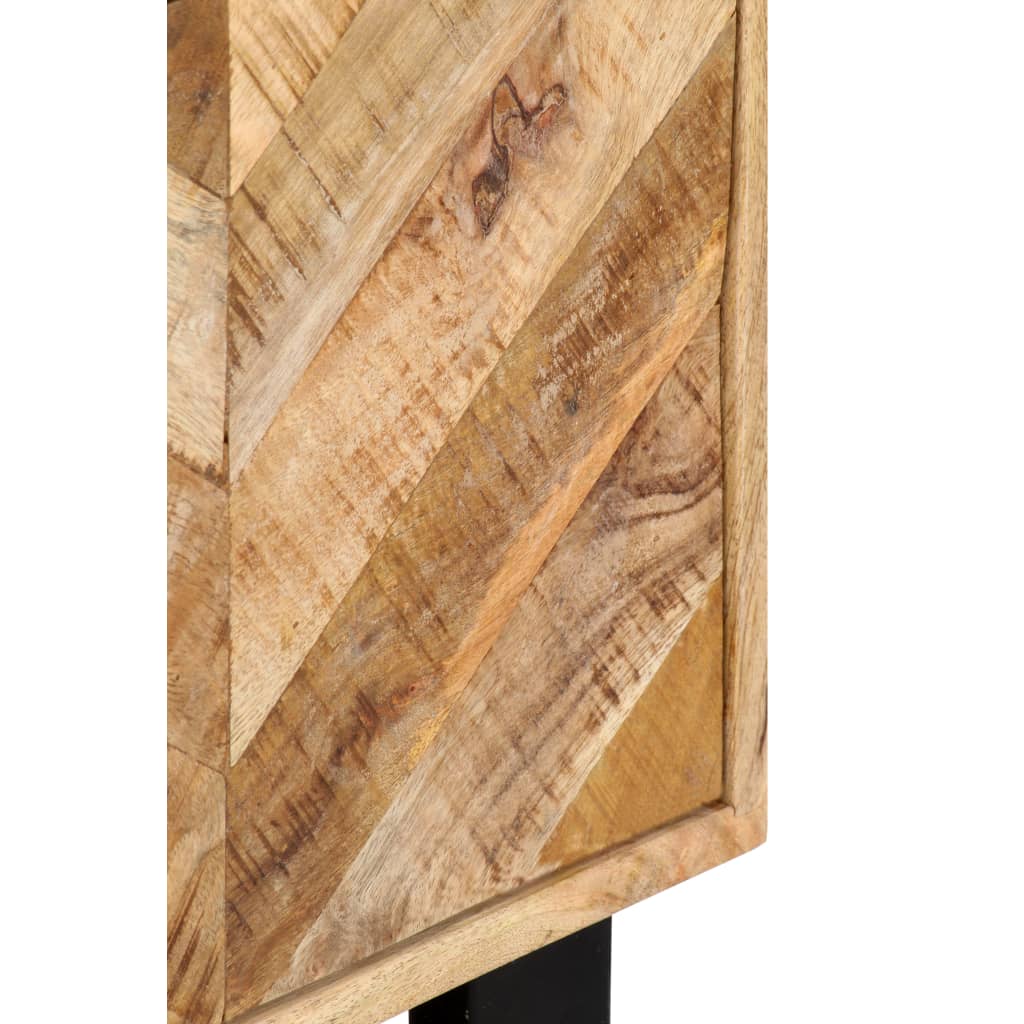 Bedside Cabinet Solid Mango Wood