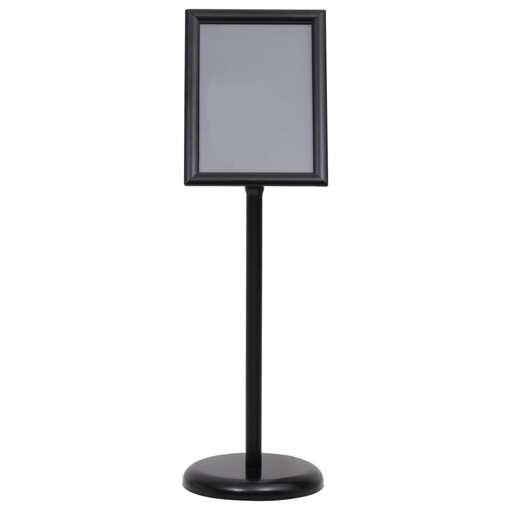 A4 Pedestal Poster Stand Aluminium Black | Simpledeals