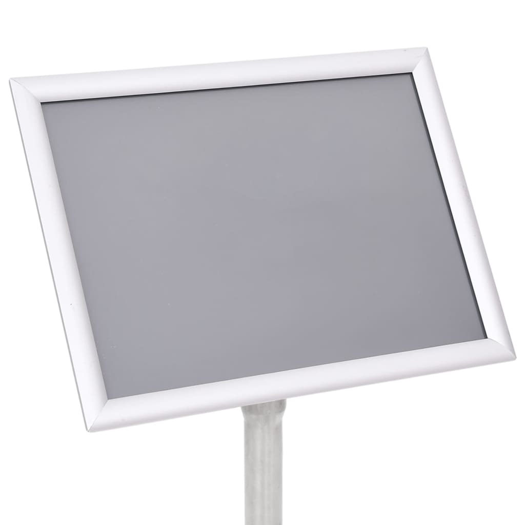 A4 Pedestal Poster Stand Aluminium Silver | Simpledeals