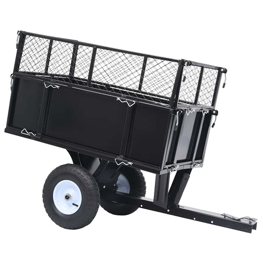 Lawn Mower Tipping Trailer 150kg Steel