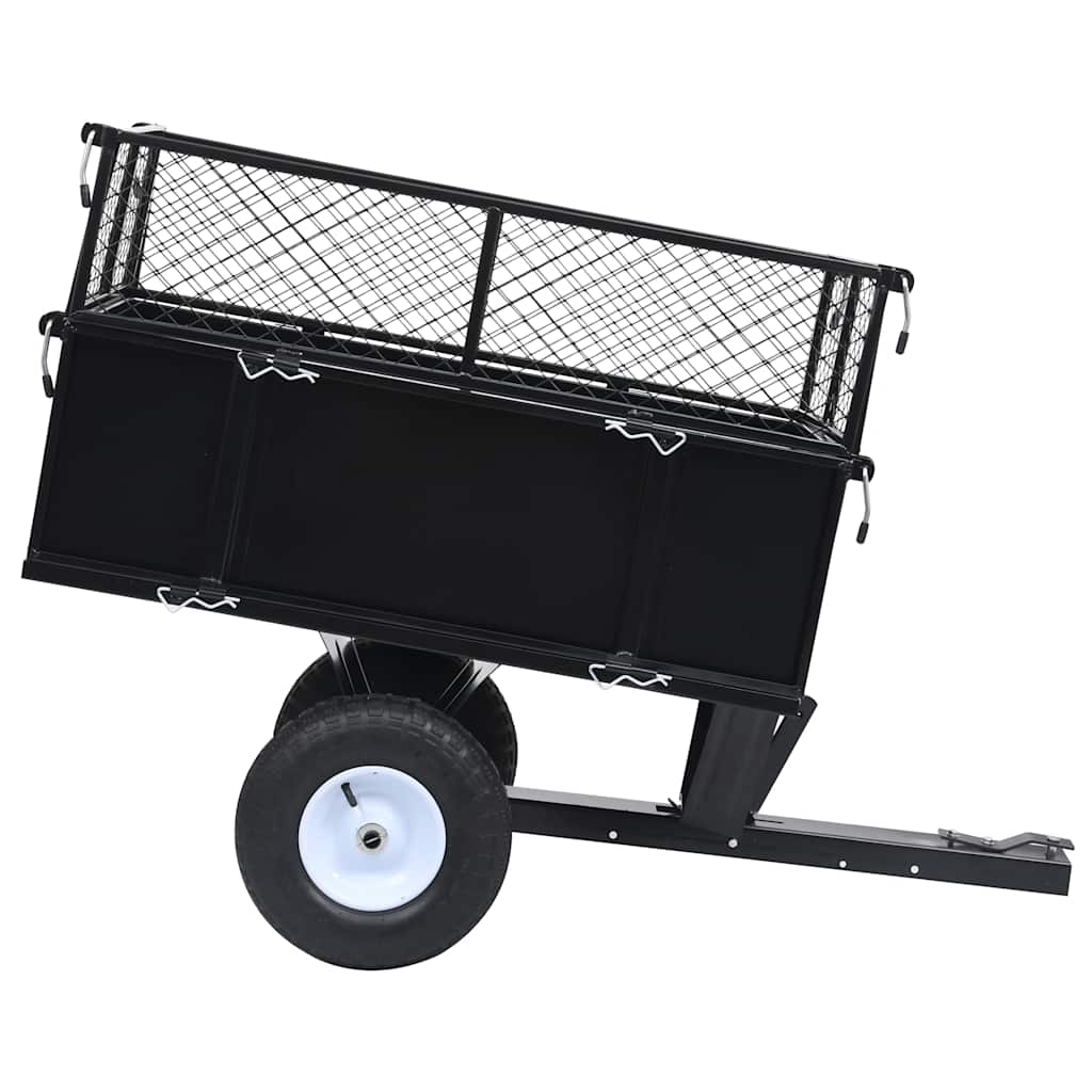 Lawn Mower Tipping Trailer 150kg Steel | Simpledeals