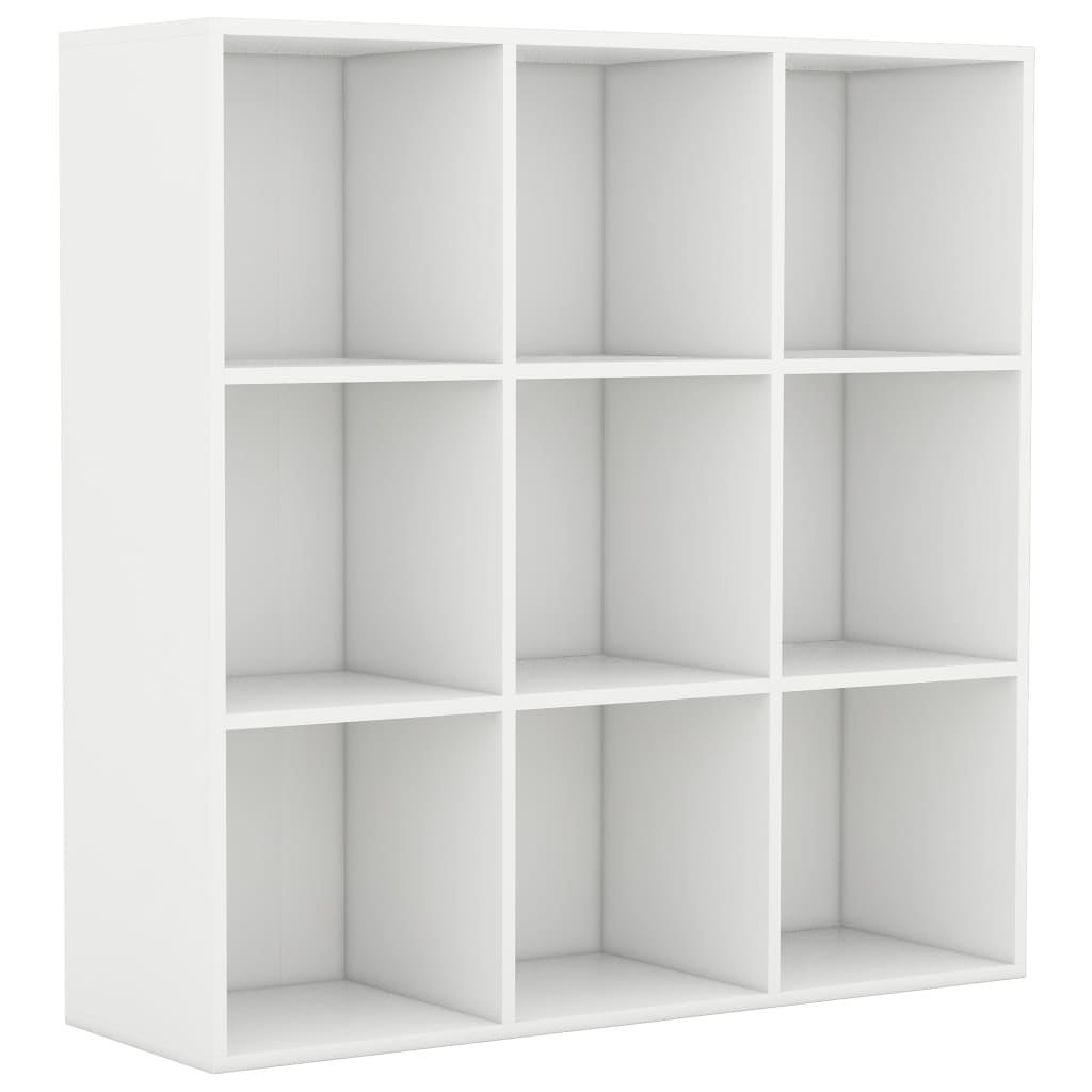 Book Cabinet White Chipboard