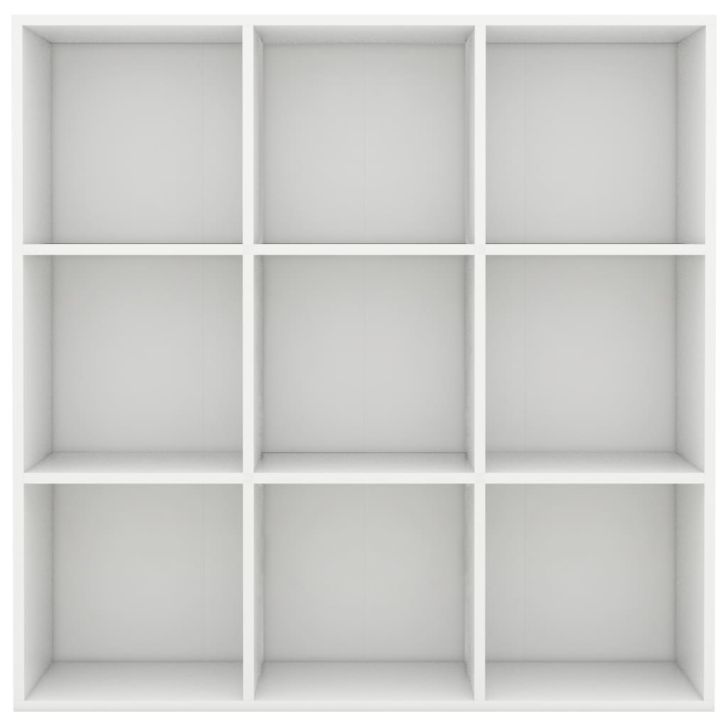 Book Cabinet White Chipboard