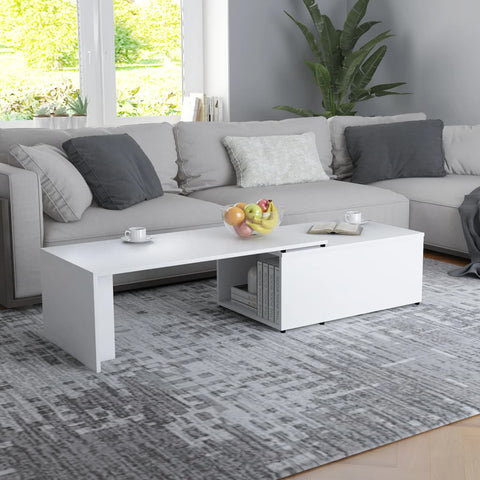 Coffee Table White 1 Chipboard