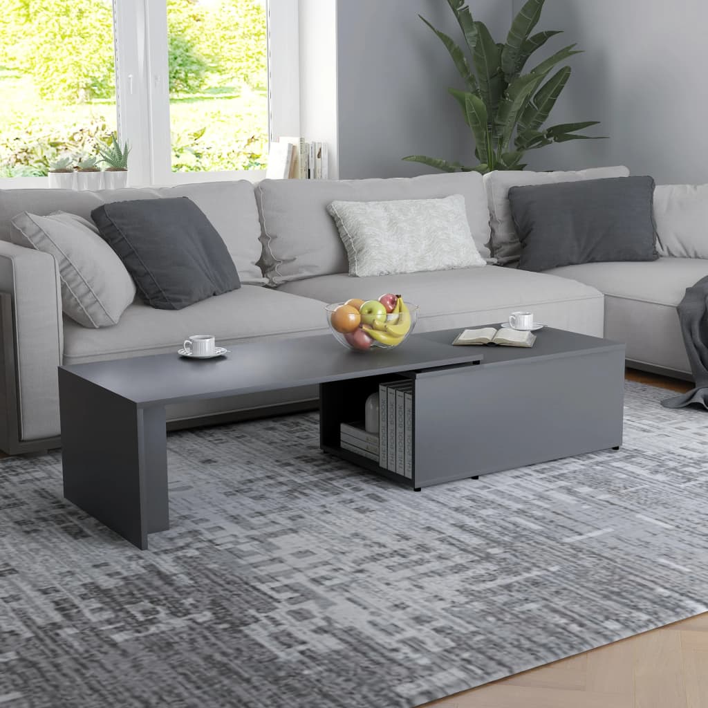 Coffee Table Grey Chipboard