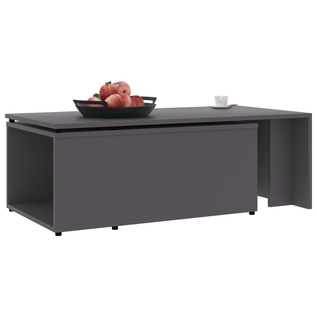 Coffee Table Grey Chipboard