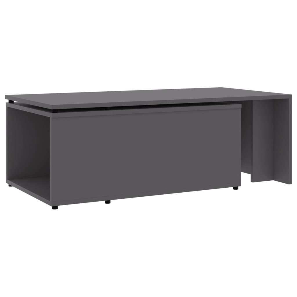 Coffee Table Grey Chipboard