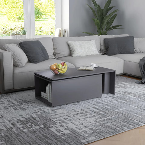 Coffee Table Grey Chipboard