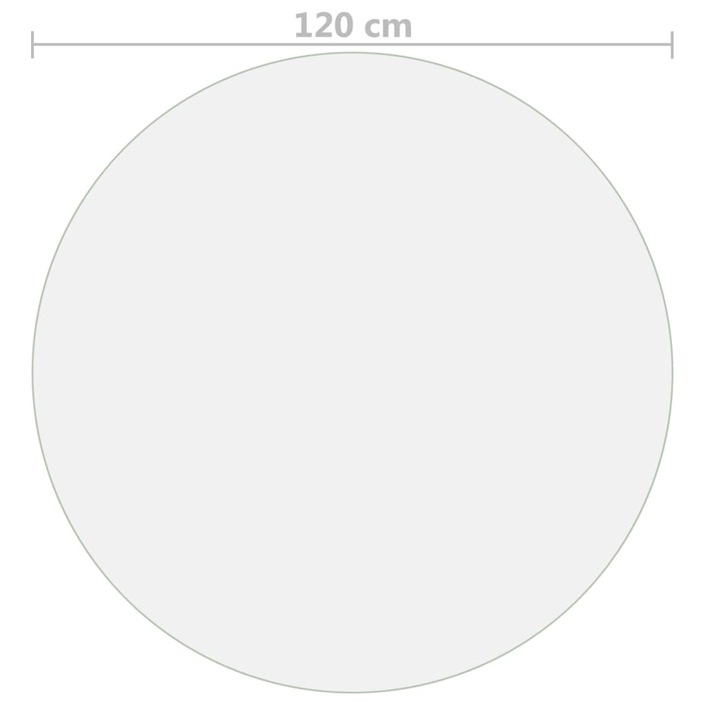 Round Table Protector 120cm Clear PVC | Simpledeals