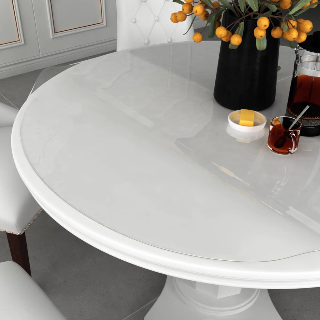Round Table Protector 120cm Clear PVC | Simpledeals