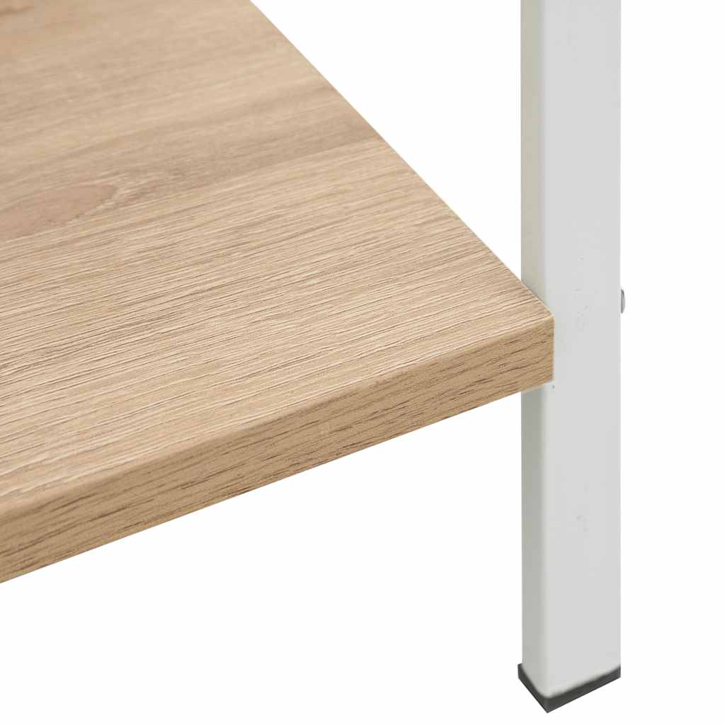 5-Tier Bookshelf Oak 158cm Engineered Wood | Simpledeals