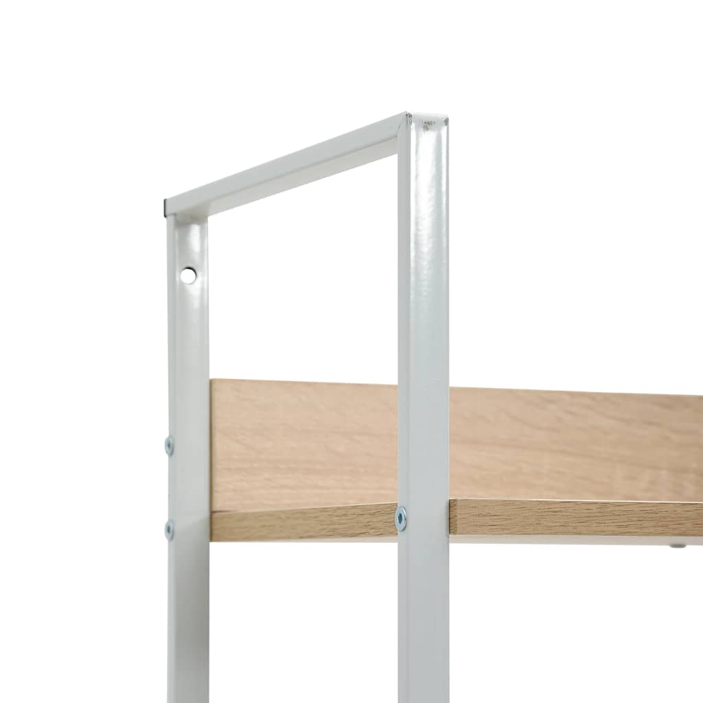 5-Tier Bookshelf Oak 158cm Engineered Wood | Simpledeals