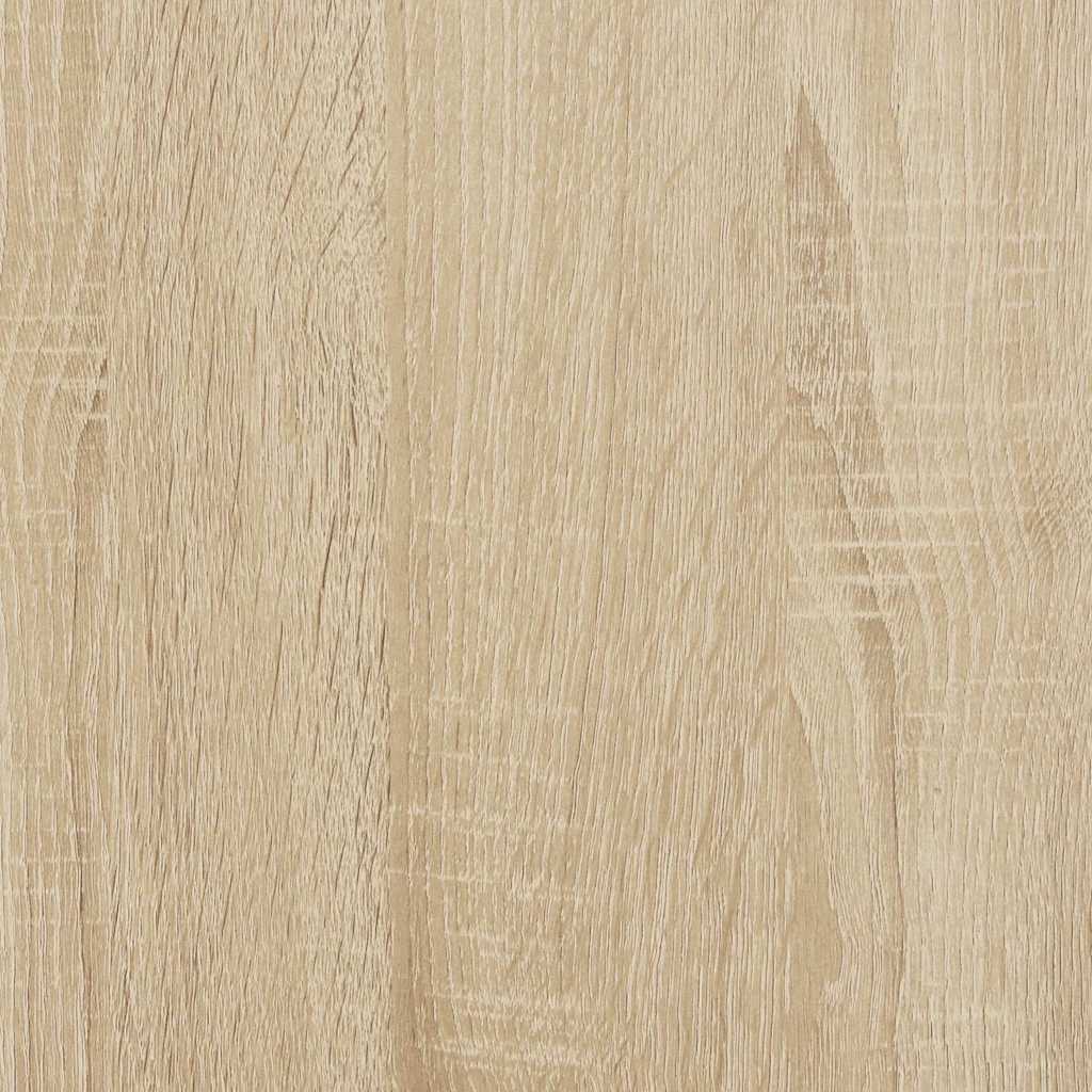 Sonoma Oak Desk 3 Drawers 90cm Engineered Wood | Simpledeals