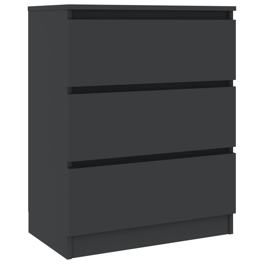 Sideboard Grey 60x35x76 cm Chipboard
