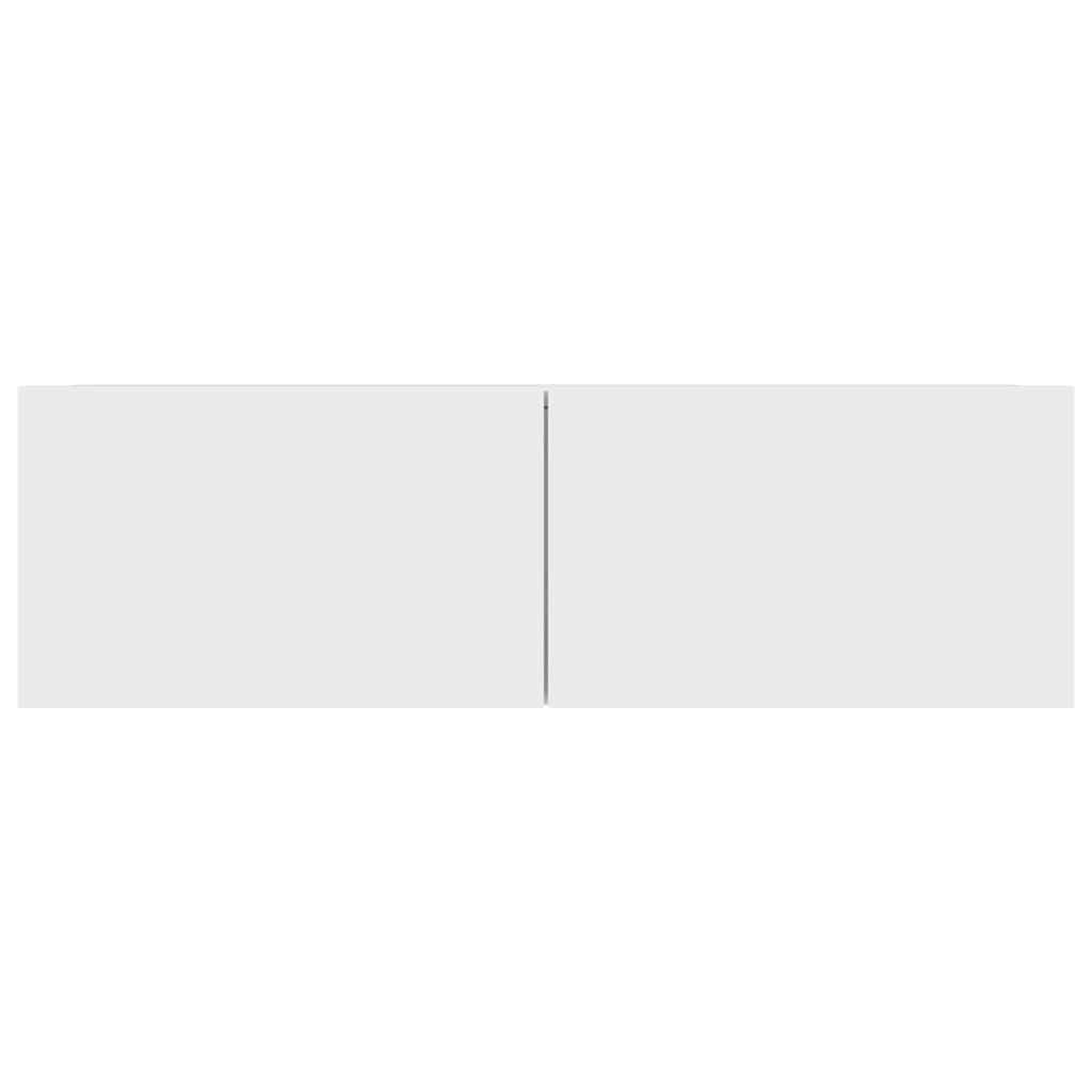 Wall Mounted TV Cabinet White 100cm | Simpledeals