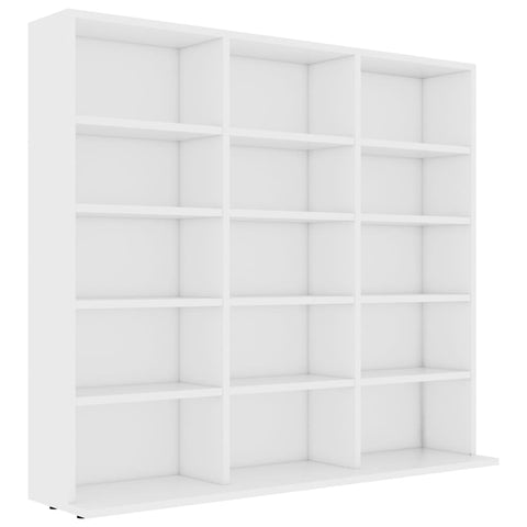 CD Cabinet White Chipboard