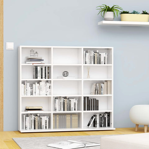 CD Cabinet White Chipboard