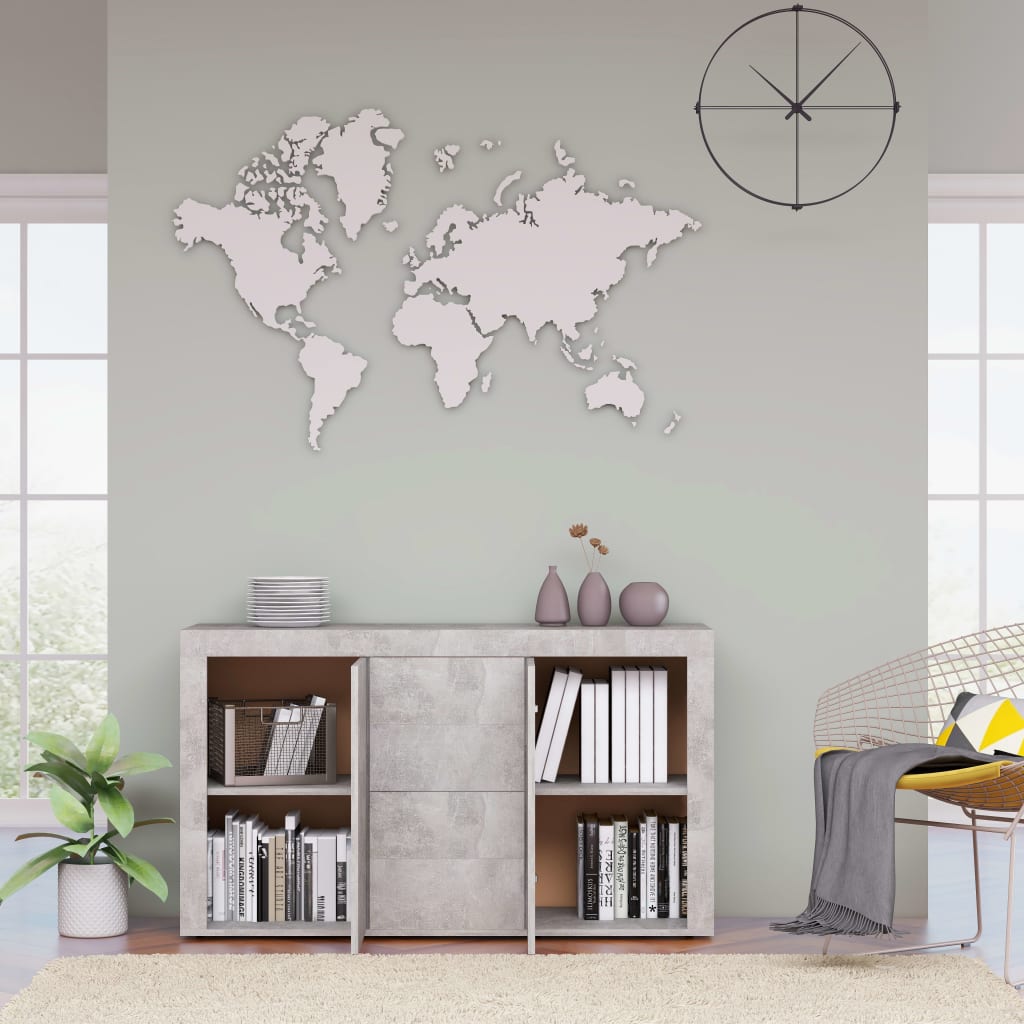 Sideboard Concrete Grey Chipboard
