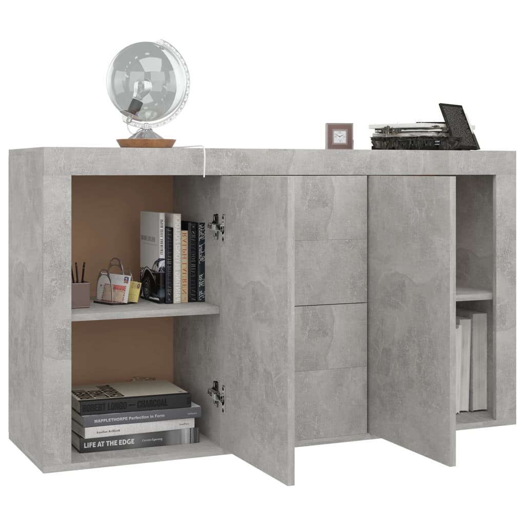 Sideboard Concrete Grey Chipboard