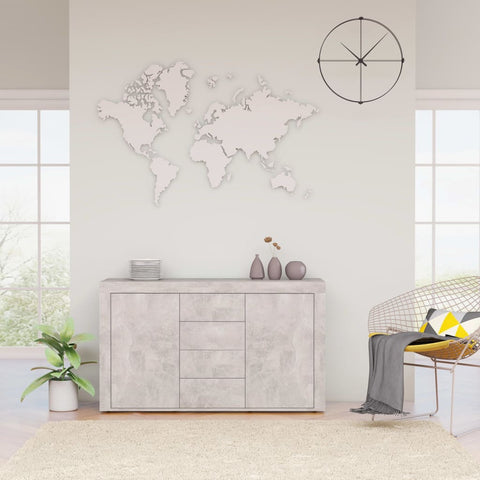 Sideboard Concrete Grey Chipboard