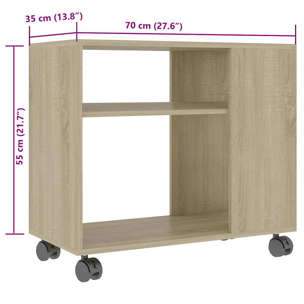 Side Table Sonoma Oak Chipboard