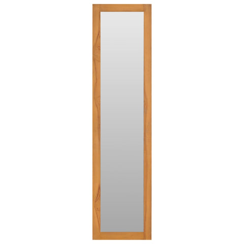 Wall Mirror with Shelves Solid Teak Wood