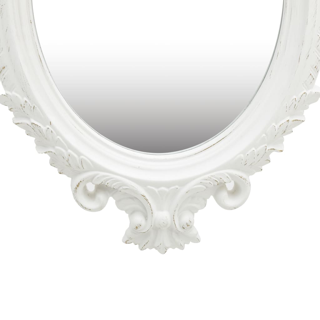 Wall Mirror Castle Style White