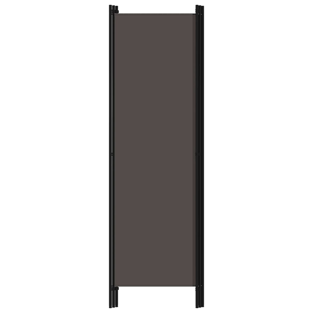 3-Panel Room Divider Anthracite